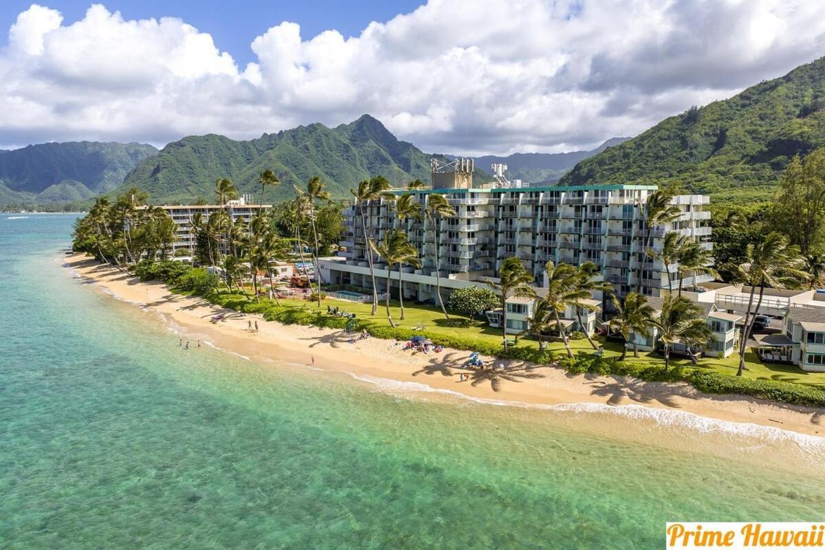 Beautiful Beachfront Condo Laie Exteriér fotografie